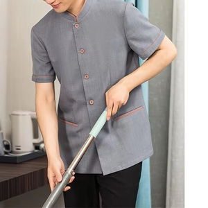 Conjunto de Uniforme de Chef Personalizado en Spandex/Poliéster para Hoteles y Restaurantes, Lavable, Diseño Unisex, Uniformes para Personal de Hotel, Manga Larga - Product Image 2