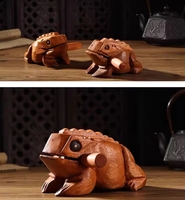 Customized Wooden Frog Percussion Instrument-Washable Home Decor Art Collectible Souvenir with No Printing Made in Thailand