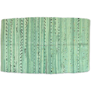 Hermosa alfombra Chindi tejida a mano de algodón trenzado, alfombra hecha a mano India rectangular de alta calidad, Alfombra tejida a mano, reciclaje Multi Chindi - Product Image 4