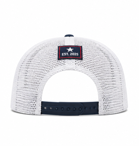 Gorra Trucker de Malla con Bandera Americana Premium, Gorra de Béisbol Snapback con Logo Personalizado, Ajustable, de Seis Paneles, Estilo Retro Urbano - Product Image 4