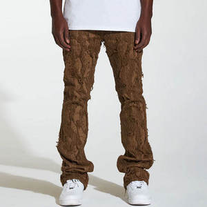 Pantalon en jean pour homme de haute qualité OEM 2026, style spécial de créateur personnalisé, jeans de luxe pour homme fabriqués par TRIOTAKE INDUSTRY - Product Image 3
