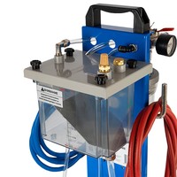Machine de rinçage de conduites de climatisation automobile pneumatique semi-automatique portable de 2 L pour système de climatisation de voiture