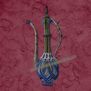 Tout nouveau Design tenture murale Surahi Sculpture décorative Surati Statue en aluminium pour hôtel bureau café au meilleur prix - Product Image 3