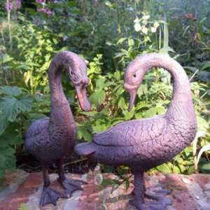 Fournitures pour événements : Ensembles de canards en bronze, sculptures de canards en fonte, ornements de jardin - Prix de gros - Product Image 2