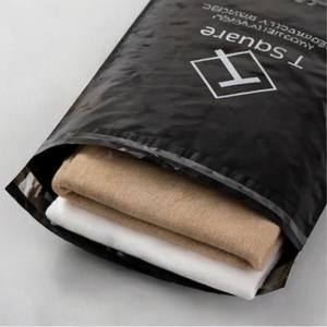 Custom Logo Printed Black Poly Mailer Bags Courier Packaging <b>Waterproof</b> Self Seal Shipping Bags for Clothing Apparel E Commerce - Product Image 4