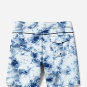 OEM Custom Short Men's Beach <b>Swimming</b> <b>Board</b> Shorts Eco-Friendly High Waist Spandex/Polyester Solid Pattern Quick Dry Drawstring - Product Image 2