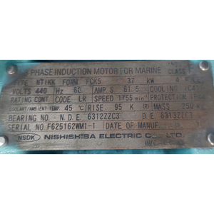 Compresor de Aire de Tornillo Marino Modelo TASK-1537, Unidad de Alta Presión 7.0 Bar, 300 M/h, 37 kW para Arranque de Motor de Barco - Product Image 5