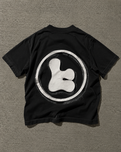 Camiseta Negra de Manga Corta para Hombre, Estilo Único y Personalizado, Diseño Urbano con Estampado, Cuello Redondo, Corte Regular, Algodón Jersey - Product Image 2