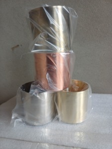Portavelas de Latón Hecho a Mano, Ecológico, con Acabado Personalizado, Diseño Moderno, Decorativo para Mesa, para Pascua - Product Image 5