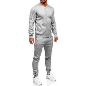 Conjunto de chándal para correr de verano personalizado de alta calidad para hombre, ropa deportiva informal con cremallera para la temporada de primavera, incluye sudaderas y pantalones - Product Image 5