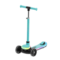 Trottinette pour enfants très vendue, trottinette pliable portable, trottinette à hauteur réglable, trottinette auto-équilibrée pour enfant avec lumière LED
