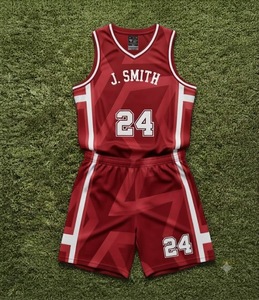 Ensemble d'uniformes de basketball sublimés personnalisés : Maillot et short de basketball, tenue d'équipe personnalisée, uniforme d'entraînement et de match respirant - Product Image 5