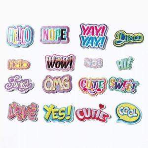 Popular Cartoon Embroidery Patches Custom 3D PVC Space <b>Animated</b> Sticker Style Iron On Patch for Jacket Hat Clothing Wholesale - Product Image 3