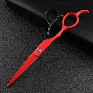 Durable Salon Barber Scissors Stainless Steel Precision Edge Ergonomic Finger <b>Rings</b> Smooth Cutting Barber Scissors - Product Image 3