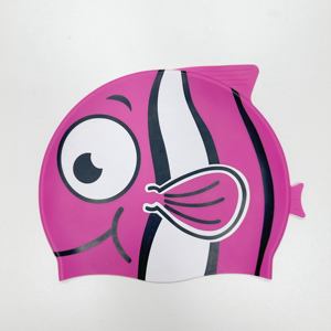 Toucas de Natação Personalizadas para Crianças com Tema de Peixe Nemo para Cabelos Longos, Chapéus para Esportes Aquáticos para Meninos e Meninas - Product Image 5