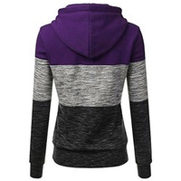 Vente en gros OEM Personnalisé Pull à capuche pour femme à manches longues en molleton 100% polyester, effet délavé à l'acide et broderie 3D