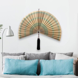 พัดลมไม้ไผ่ทอจากเวียดนามพัดลมติดผนังทำด้วยมือขนาดใหญ่มีตัวเลือกตามสั่งเป็นมิตรต่อสิ่งแวดล้อม - Product Image 1