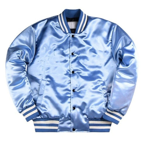 Veste universitaire en satin personnalisable, vestes de baseball américaines, vestes universitaires en satin, manches à capuche, logo personnalisé rétro, patch vintage - Product Image 6
