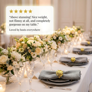 Aluminium Napkin <b>Ring</b> Party Decorative Dining Table Accessory Modern Stylish Design Lightweight Build Long Lasting Performance - Product Image 6
