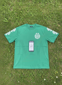 เสื้อยืดโอเวอร์ไซซ์ผ้าฝ้าย100% 280กรัมโลโก้รูปหัวใจโครเมี่ยมโครเมี่ยมออกแบบได้ตามต้องการ - Product Image 4