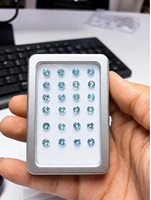 Topacio Azul Cielo Natural de 3MM-10MM, Corte Brillante, Calidad AAA |   Anillos y Colgantes Personalizados con Piedras Sueltas, Joyería Fina de Brasil
