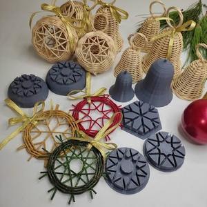 Adornos Navideños de Ratán Hechos a Mano: Campana, Estrella, Árbol, Muñeco de Nieve, Casa y Hongo de Vietnam para Decoración Festiva del Hogar - Product Image 3