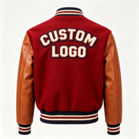 Veste de baseball en cuir personnalisée avec étiquette privée, prix d'usine Layenne, veste de luxe pour hommes avec logo personnalisé, veste Letterman pour hommes