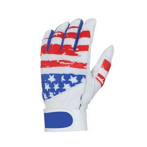 Gants de frappe de baseball confortables pour hommes, fabriqués en cuir de qualité supérieure, avec logo personnalisé, par le fabricant. - Product Image 2