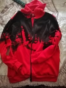 Sweat-shirt à capuche personnalisé avec dégradé de couleurs pour homme, en polaire premium, avec logo OEM imprimé, vêtement décontracté d'hiver - Product Image 4
