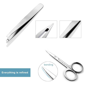 Luxury Nail Care Manicure <b>Pedicure</b> <b>Set</b> Stainless Steel Grooming Kit Brown Leather Travel Case Custom Logo OEM - Product Image 1