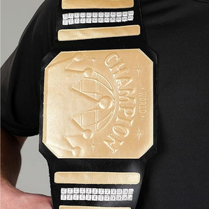 Service OEM, meilleur fabricant, ceinture de championnat de lutte en cuir personnalisable, légère, unisexe, personnalisation de la marque - Product Image 3