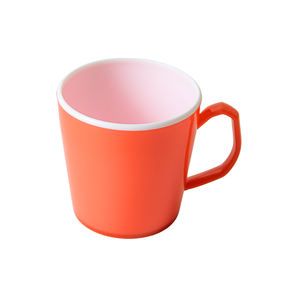 Gobelet à boisson rond bicolore – Tasse à boisson réutilisable en plastique - Product Image 5
