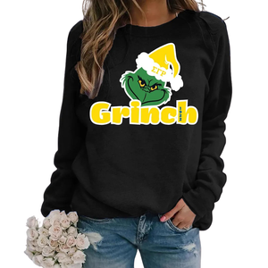 Sigma Gamma Rho Grinch <b>Christmas</b> <b>Sweatshirt</b> Cozy Holiday Crewneck Pullover Long Sleeve Casual Winter Top Custom Print OEM ODM - Product Image 1