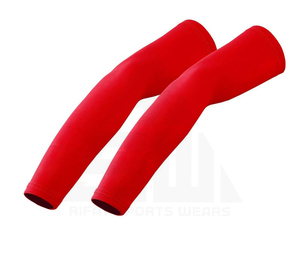 RIFAT SPORT WEAR Latest Design <b>Compression</b> <b>Arm</b> <b>Sleeves</b> Plus Size Pair Made Pakistan High Quality 100% Polyester 80g Lightweight - Product Image 6