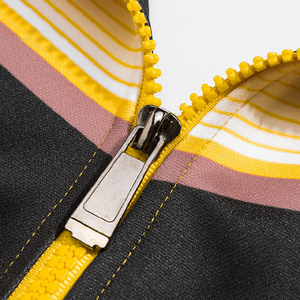 Conjunto Deportivo Personalizado Sublimado para Hombre, Amarillo y Negro, con Cremallera Completa, Forro Polar de Poliéster, Ropa Deportiva para Gimnasio, Entrenamiento, Equipo, OEM - Product Image 3