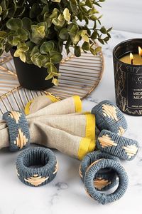 <b>Bamboo</b> Napkin Ring Circle Shape 5 Cm Width Retro Design Durable <b>Table</b> Decoration Accessory - Product Image 6
