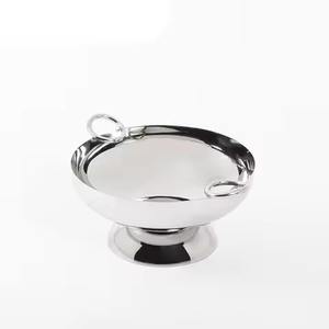 Polished Metal Chocolate <b>Bowl</b> Stainless Steel Candy Serving <b>Bowl</b> for Dry Fruits <b>Snacks</b> - Product Image 3