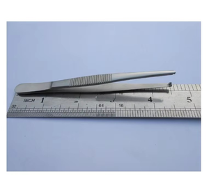 Pinces à tissus à pouce de qualité supérieure - Pinces chirurgicales dentées réutilisables en acier inoxydable et pinces à tissus à pouce de précision pour la fermeture des plaies - Product Image 2