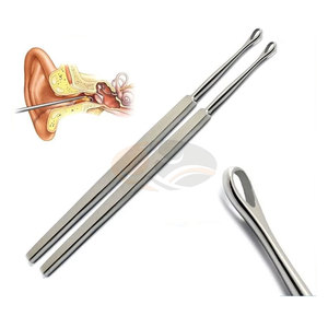 Pet Ear Hair <b>Puller</b> Wax Cleaner Stainless Steel Flat Handle Manual Grooming <b>Tool</b> for Dogs Cats Professional Ear Cleaning Tweezer - Product Image 2