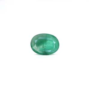 Natural 3 Carat Faceted Oval Emerald Cut Loose Gemstone for Fine Jewelry - Product Image 1
