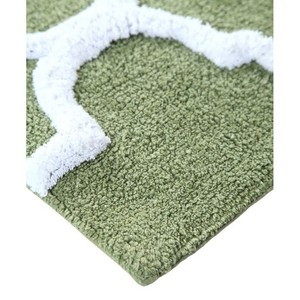 High Absorbency 100% Cotton Anti-Slip Eco-Friendly Bath <b>Mats</b> Durable Non-Fading Easy Wash for Home & Hotel Daily Use - Product Image 3