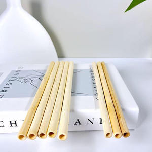 หลอดดูดน้ำไม้ไผ่แบบใช้ซ้ำได้ เป็นมิตรกับสิ่งแวดล้อม หลอดไม้ไผ่ธรรมชาติ พร้อมโลโก้สั่งทำ สำหรับร้านอาหาร คาเฟ่ บาร์ และใช้ในบ้านอย่างยั่งยืน - Product Image 4