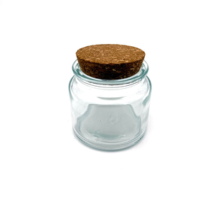 Mini pot cylindrique en verre écologique de 100 ml, haute transparence, avec bouchon en liège, pour décoration de maison, mariage et festivals - Product Image 5