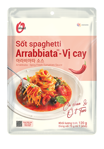 Salsa para Espaguetis 120g - Sabor Arrabbiata - Salsa de Tomate O'food en Porción Individual para Espaguetis, Venta al por Menor y al por Mayor - Product Image 2