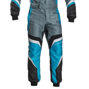 Combinaisons de karting pour garçons, dernier design, couleur noire, en Cardura, de haute qualité, fabriquées au Pakistan, combinaison de karting à vendre - Product Image 3