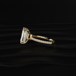 Anillo de Diamante Cultivado en Laboratorio, Corte Solitario, Color D a F, Oro, Plata, Amarillo, Blanco, Oro Rosa, Certificado IGI, Anillo de Compromiso - Product Image 3