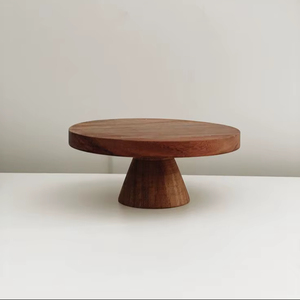 ขาตั้งเค้กไม้ทำมือ ขาตั้งเค้กไม้ อุปกรณ์ทำเค้ก ถาดเค้กไม้ ขาตั้งเค้กไม้เนื้อแข็ง ราคาถูกที่สุด - Product Image 1