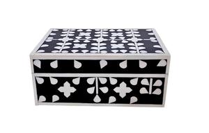Caja de Joyería Decorativa Hecha a Mano con Diseño Marroquí de Flor de Amor con Incrustaciones de Hueso Ecológica, Decoración para Mesa del Hogar, Año Nuevo - Product Image 3