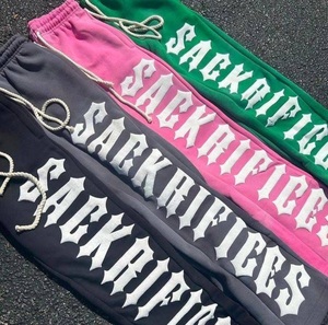 Ensemble de vêtements décontractés pour hommes avec logo personnalisé, en coton, 2 pièces, haut à manches courtes et pantalon de sport, ensemble de survêtement, pantalon de jogging - Product Image 5