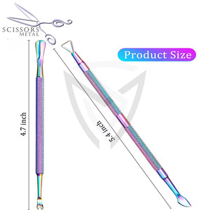 Mini Palito de Madera para Decoración de Uñas, Empujador de Cutículas, Removedor de Cutículas, Cuchara para Pedicura, Limpiador de Uñas para Pies - Product Image 1